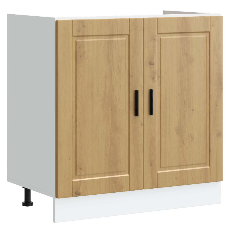 Szafka pod zlew Porto 2 pcs Brązowy Materiał drewnopochodny