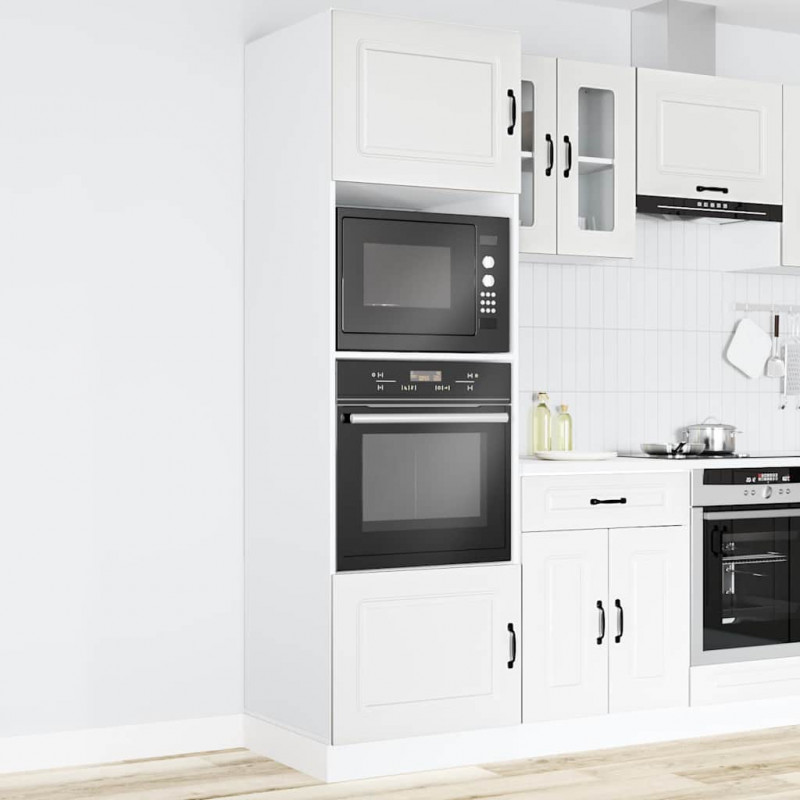 Szafki do piekarnika, 2 szt., Kalmar, białe