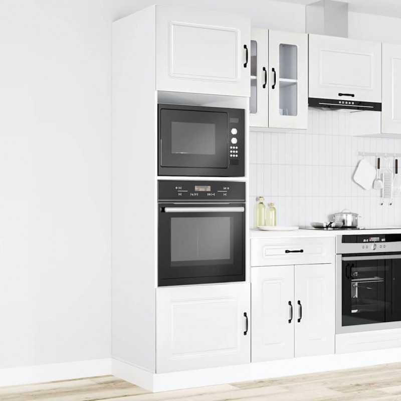 Szafki do piekarnika, 2 szt., Kalmar, białe