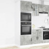 Szafki do piekarnika, 2 szt., Lucca, szarość betonu