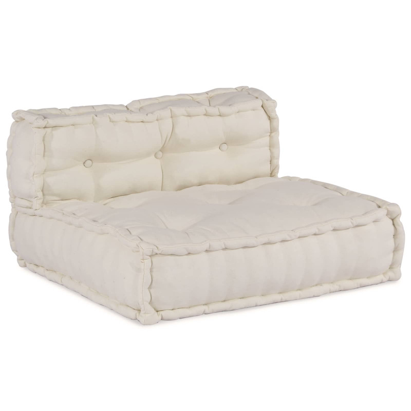 Modularna sofa patchworkowa 3 pcs Kremowy tkanina