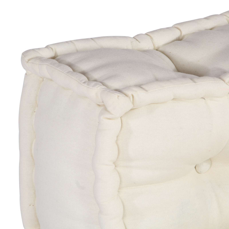 Modularna sofa patchworkowa 3 pcs Kremowy tkanina