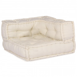 Modularna sofa patchworkowa 4 pcs Kremowy tkanina