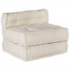 Modularna sofa patchworkowa 4 pcs Kremowy tkanina