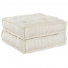 Modularna sofa patchworkowa 2 pcs Kremowy 140 x 70 x 36 cm