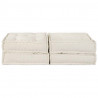 Modularna sofa patchworkowa 2 pcs Kremowy 140 x 70 x 36 cm
