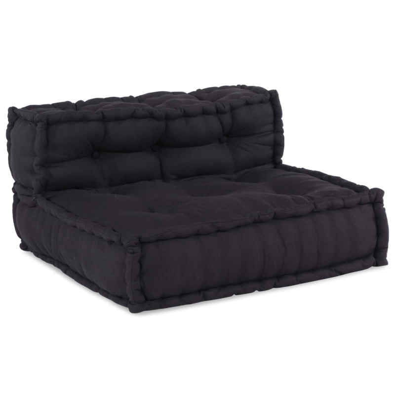 Modularna sofa patchworkowa 4 pcs Antracyt tkanina
