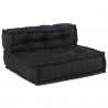Modularna sofa patchworkowa 4 pcs Antracyt tkanina