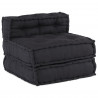 Modularna sofa patchworkowa 4 pcs Antracyt tkanina