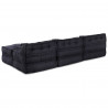 Modularna sofa patchworkowa 4 pcs Antracyt tkanina