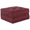 Modularna sofa patchworkowa 2 pcs Bordowy 140 x 70 x 36 cm