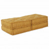 Modularna sofa patchworkowa 2 pcs Żółty 140 x 70 x 36 cm