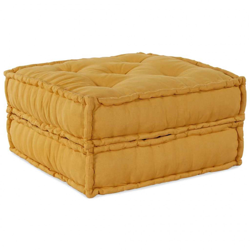 Modularna sofa patchworkowa 2 pcs Żółty 140 x 70 x 36 cm