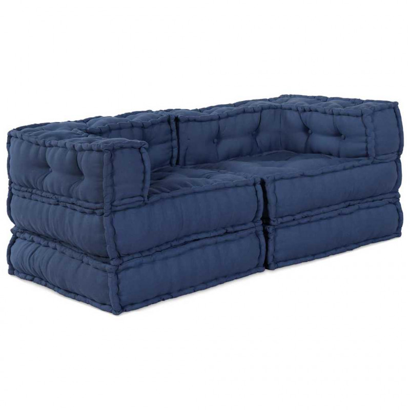 Modularna sofa patchworkowa 2 pcs Indygo 140 x 70 x 56 cm