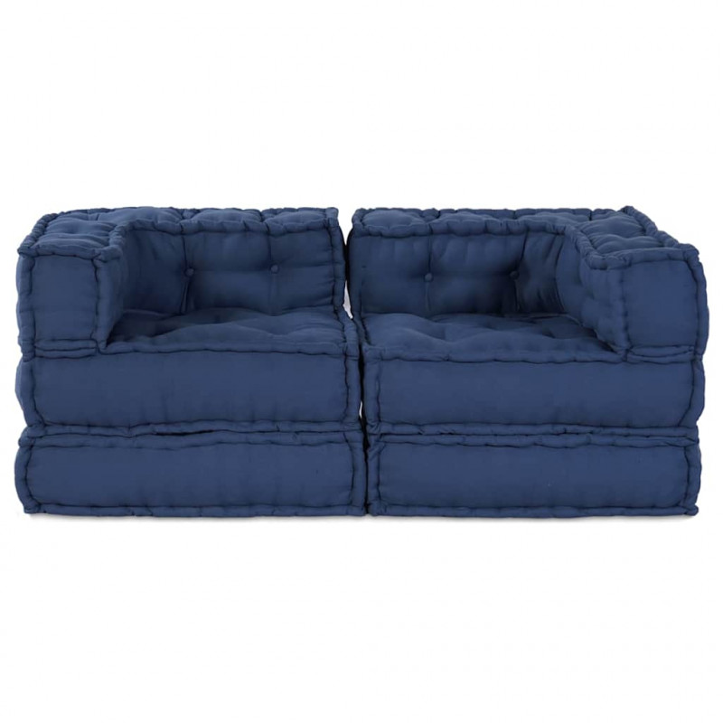 Modularna sofa patchworkowa 2 pcs Indygo 140 x 70 x 56 cm