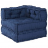 Modularna sofa patchworkowa 3 pcs Indygo tkanina