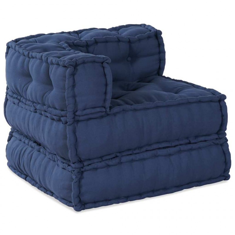 Modularna sofa patchworkowa 3 pcs Indygo tkanina