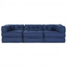 Modularna sofa patchworkowa 3 pcs Indygo tkanina