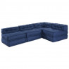 Modularna sofa patchworkowa 4 pcs Indygo tkanina