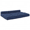 Modularna sofa patchworkowa 4 pcs Indygo tkanina