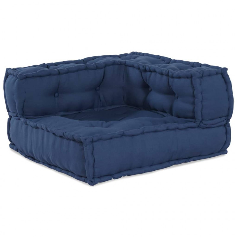 Modularna sofa patchworkowa 4 pcs Indygo tkanina