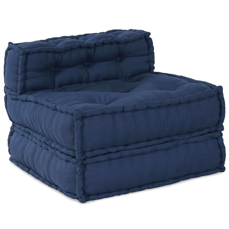 Modularna sofa patchworkowa 4 pcs Indygo tkanina