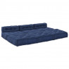 Modularna sofa patchworkowa 4 pcs Indygo tkanina