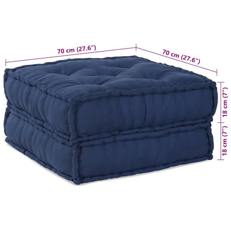 Modularna sofa patchworkowa 4 pcs Indygo tkanina