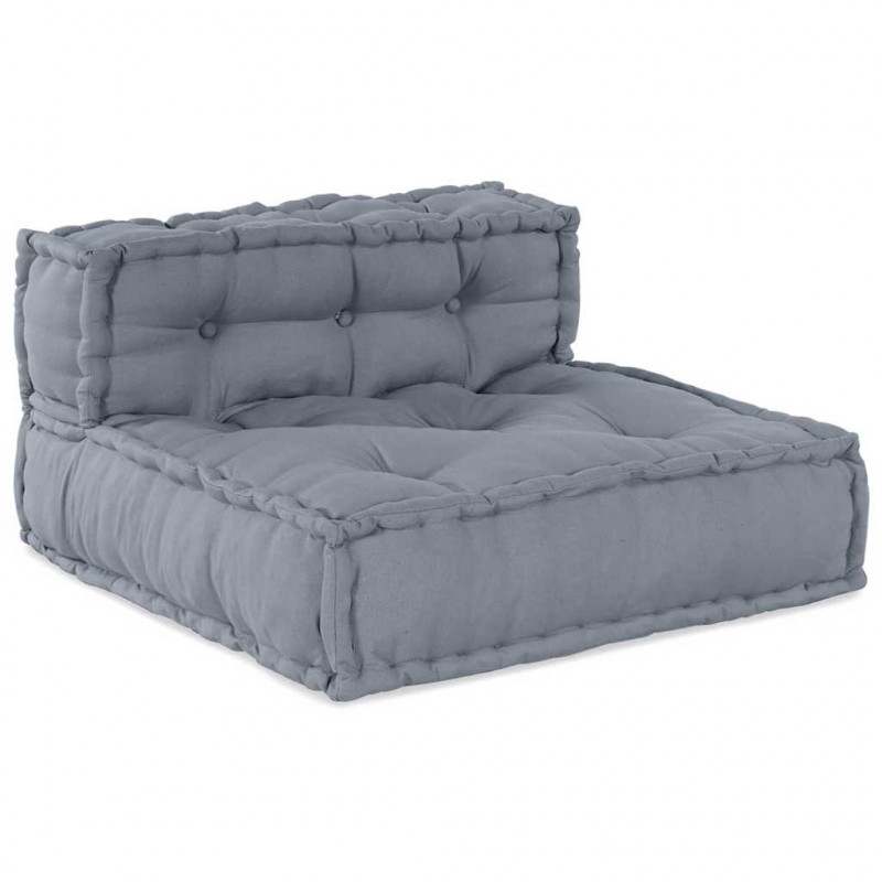 Modularna sofa patchworkowa 4 pcs Szary tkanina