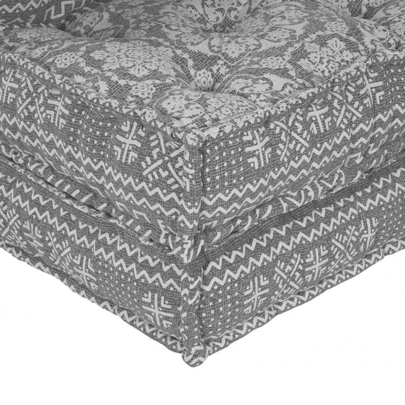Modularna sofa patchworkowa 4 pcs Jasnoszary tkanina