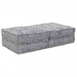 Modularna sofa patchworkowa 2 pcs Jasnoszary 140 x 70 x 36 cm