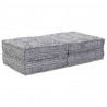Modularna sofa patchworkowa 2 pcs Jasnoszary 140 x 70 x 36 cm
