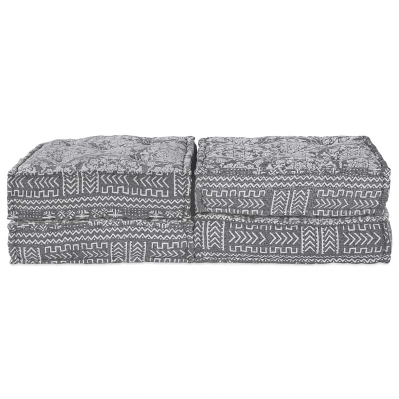 Modularna sofa patchworkowa 2 pcs Jasnoszary 140 x 70 x 36 cm