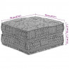 Modularna sofa patchworkowa 2 pcs Jasnoszary 140 x 70 x 36 cm