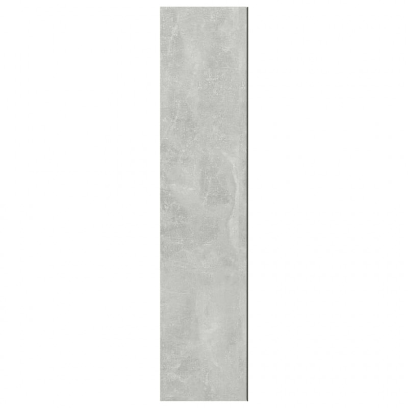 Szafka łazienkowa z lustrem, 60x15x75 cm, MDF, szarość betonu