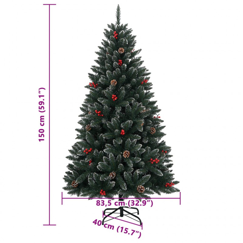 Sztuczna choinka, 150 lampek LED, 150 cm