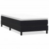 Łóżko Box Spring bez materaca Czarne 80x210 cm Aksamit