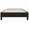 Łóżko Box Spring bez materaca Czarne 80x210 cm Aksamit