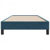 Łóżko typu Box Spring bez materaca Ciemnoniebieskie 80x210 cm