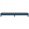 Łóżko typu Box Spring bez materaca Ciemnoniebieskie 80x210 cm