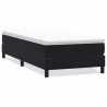 Łóżko Box Spring bez materaca Czarne 90x210 cm Aksamit