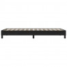 Łóżko Box Spring bez materaca Czarne 90x210 cm Aksamit