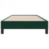 Łóżko typu Box Spring bez materaca Ciemnozielone 90x210 cm