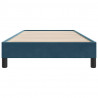 Łóżko typu Box Spring bez materaca Ciemnoniebieskie 90x210 cm