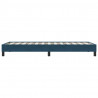 Łóżko typu Box Spring bez materaca Ciemnoniebieskie 90x210 cm