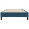 Łóżko typu Box Spring bez materaca Ciemnoniebieskie 100x210 cm