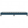 Łóżko typu Box Spring bez materaca Ciemnoniebieskie 100x210 cm