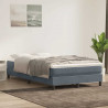 Łóżko typu Box Spring bez materaca Ciemnoszary 120x210 cm