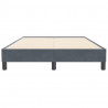 Łóżko typu Box Spring bez materaca Ciemnoszary 120x210 cm
