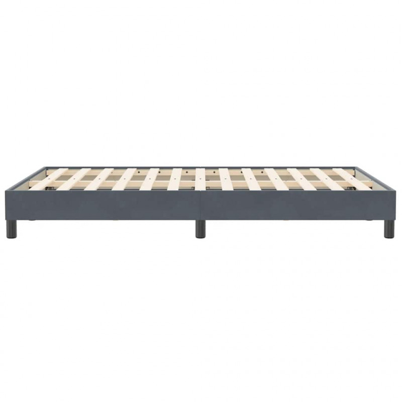 Łóżko typu Box Spring bez materaca Ciemnoszary 120x210 cm